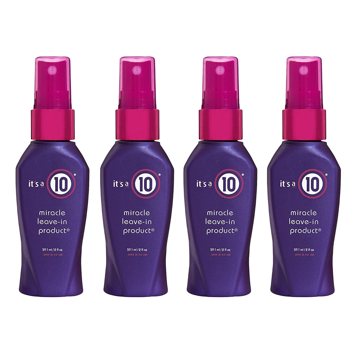 It's a 10 Haircare Miracle Leave-In Product, 2 fl. oz. (Pack of 4)
