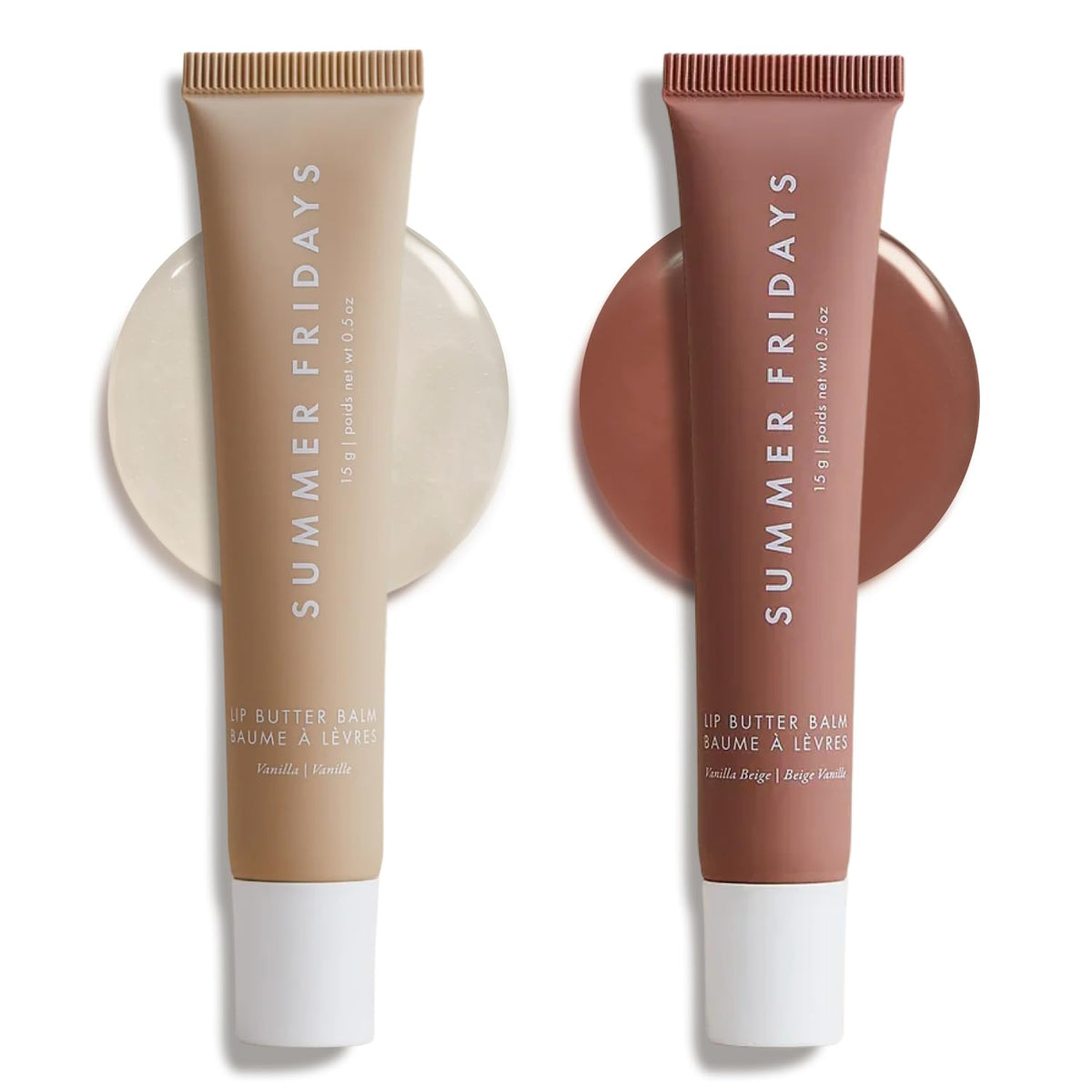 Summer Fridays Sweet Summer Minis Lip Balm Trio (0.35 Oz, 3 Ct) | Limited-Edition Tinted Lip Gloss Gift Set, Hydrating, Non-Sticky Sheer Color, Nourishing Skin Care Ingredients, Vegan