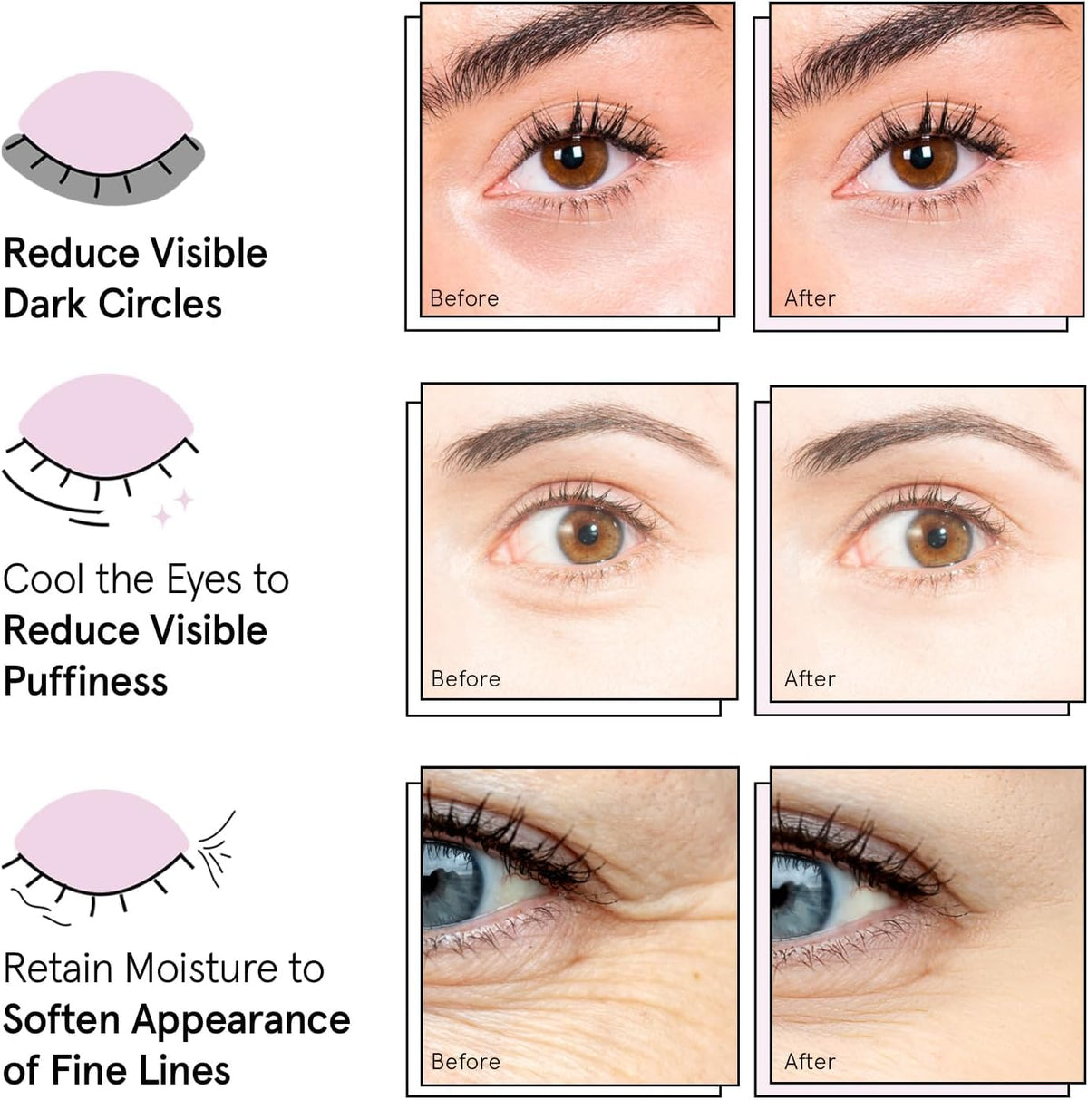 grace & stella Under Eye Patches Eye Masks for Puffy Eyes and Dark Circles | Gifts for Women, Bridesmaids, Birthdays, Bachelorette Party, Self Care Gifts for Women - Vegan Cruelty-Free (12 Pairs)
