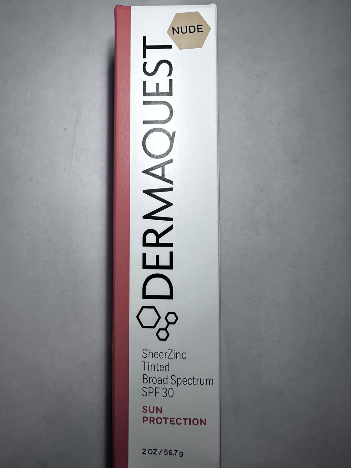 DermaQ SheerZinc Tinted SPF30 2oz/56.7g color: NUDE