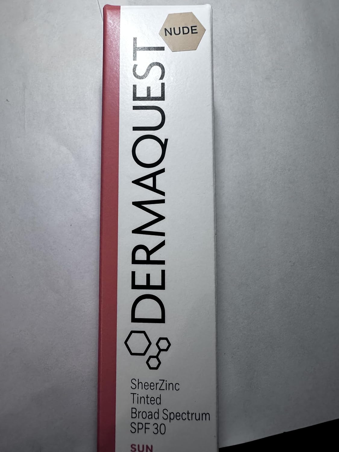 DermaQ SheerZinc Tinted SPF30 2oz/56.7g color: NUDE