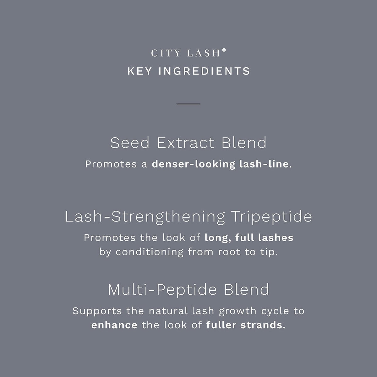 City Beauty City Lash® - Natural Eyelash Enhancing Serum - Nourish & Lengthen Lashes - No Harsh Chemicals - Get Stronger, Fuller, Thicker-Looking Eyelashes - Clean & Cruelty-Free