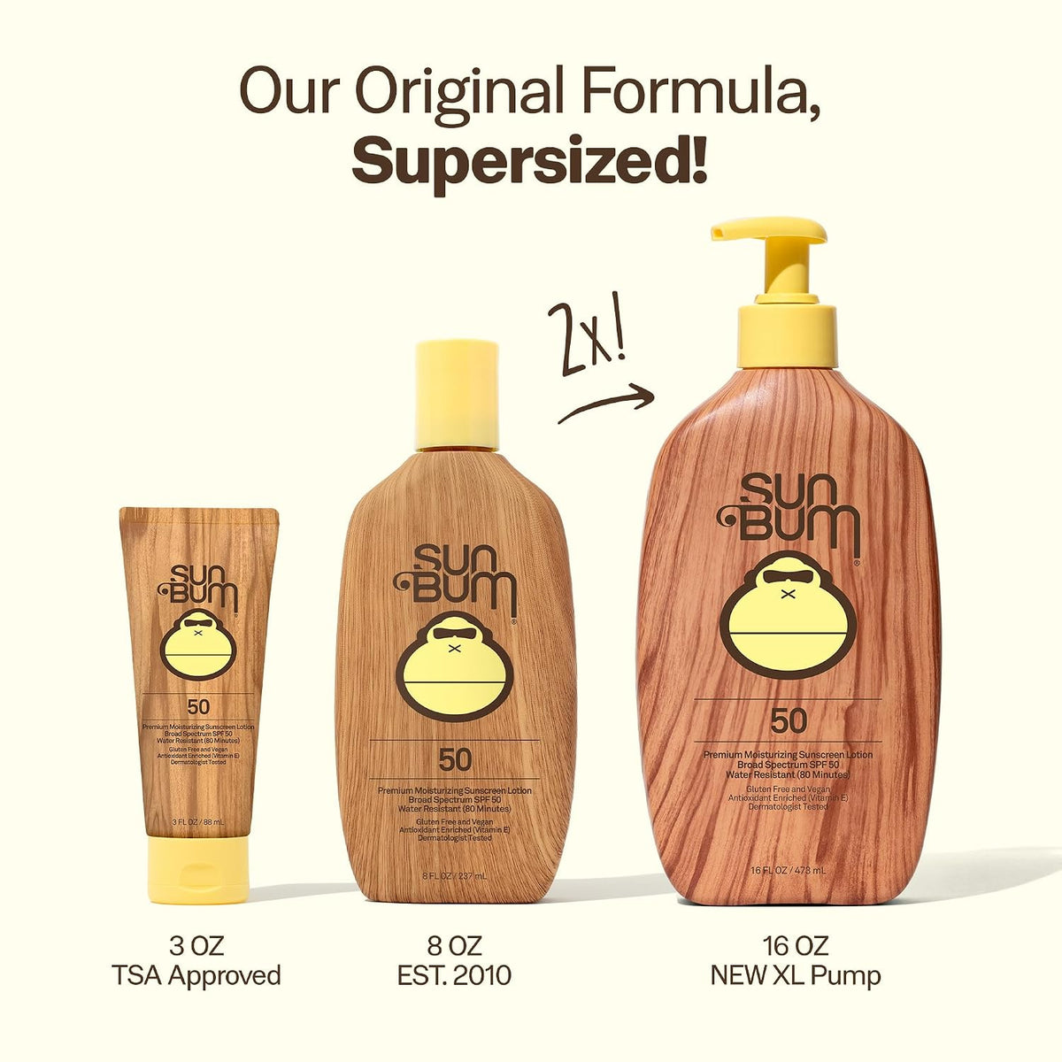 Sun Bum Original SPF 50 Sheer Sunscreen Body Lotion - 16 oz